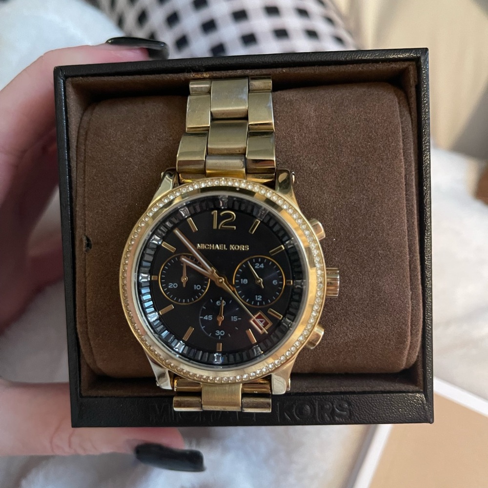 Gold Michael Kors watch